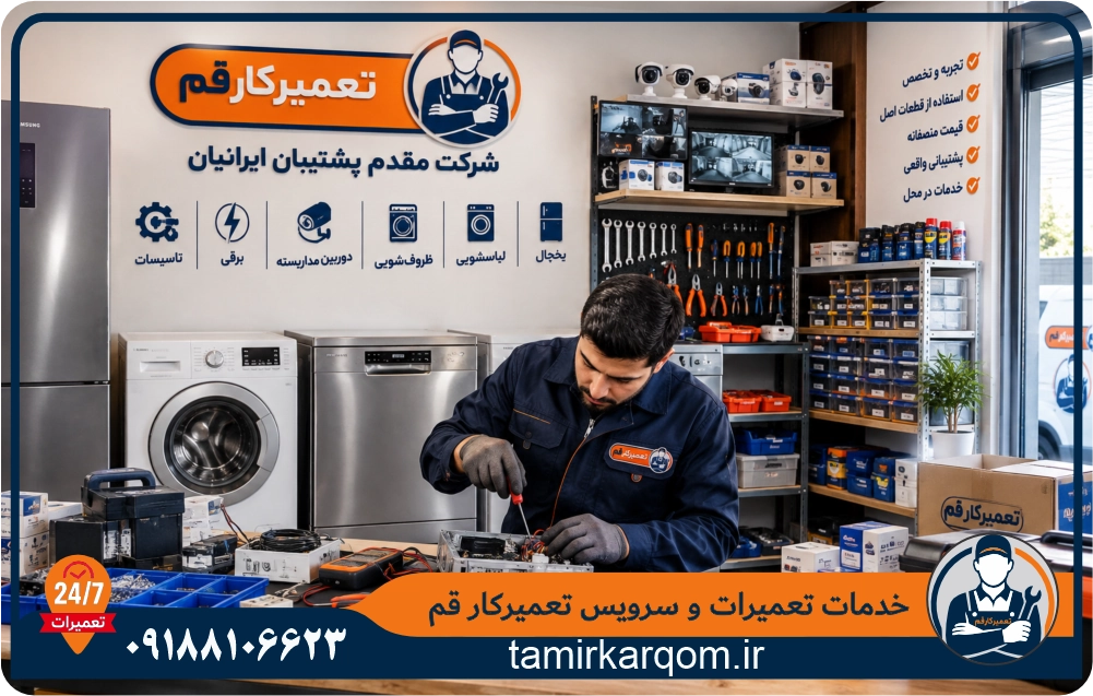 خدمات تعمیر لوازم خانگی تعمیرکارقم